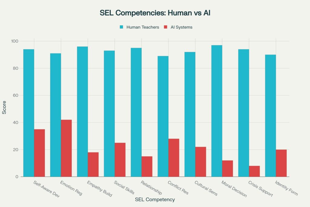 Social-Emotional Learning: The Irreplaceable Advantage of Human Teachers Over AI Systems